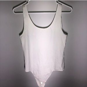 White bodysuit from Aritzia